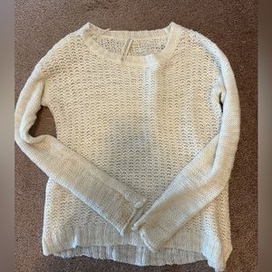 Aeropostale White Knit Sweater